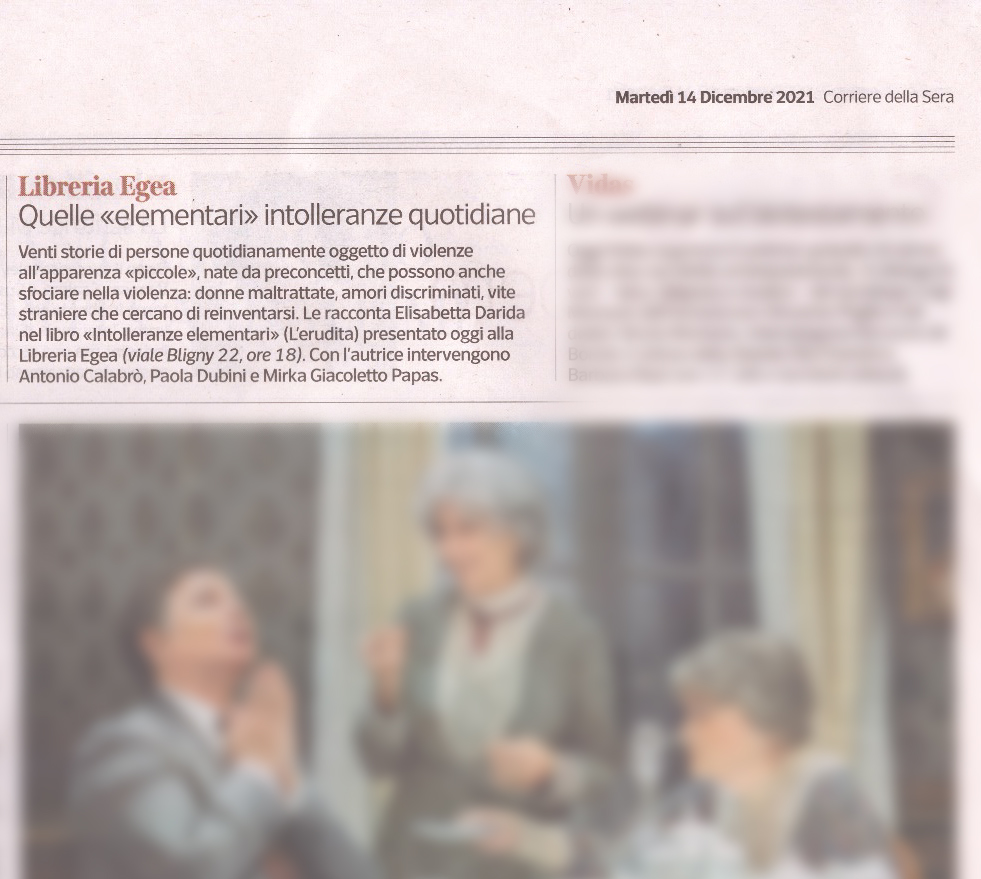 Corriere della Sera, 14 dicembre 2021